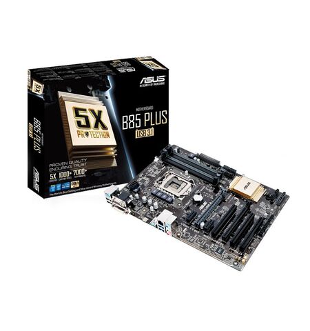 Материнская плата ASUS B85-PLUS/USB 3.1, 5-е
