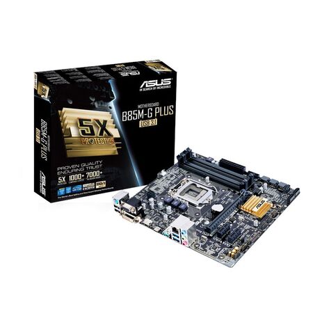 Материнская плата ASUS B85M-G PLUS/USB 3.1, 5-е