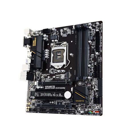 Материнская плата GIGABYTE GA-B150M-D3H DDR3 (rev. 1.0), 4-е