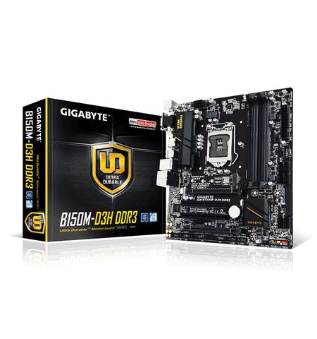 Материнская плата GIGABYTE GA-B150M-D3H DDR3 (rev. 1.0), 2-е
