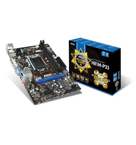 Материнская плата MSI H81-P33, 5-е