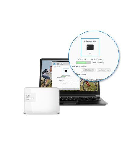 WD My Passport Ultra 500GB White (WDBWWM5000AWT), 6-е