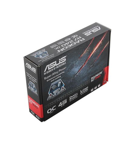 Видеокарта ASUS R7 240 OC 4GB DDR3 (R7240-OC-4GD3-L), 5-е