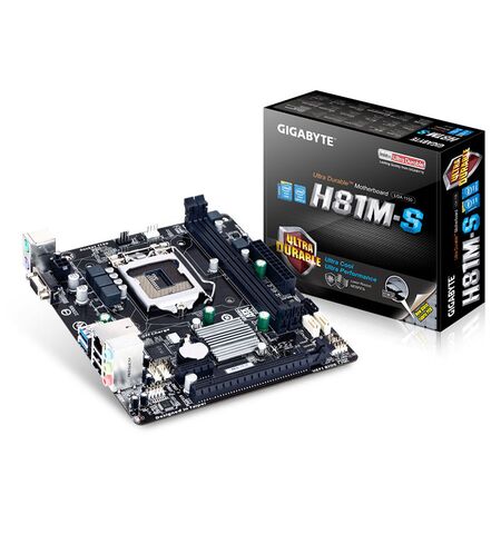 Материнская плата GIGABYTE GA-H81M-S (rev. 1.0), 4-е