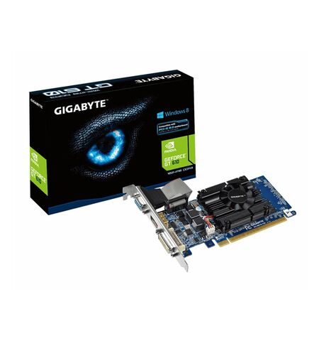 Видеокарта GIGABYTE GeForce GT 610 1024MB DDR3 (GV-N610-1GI) (rev. 2.0), 2-е