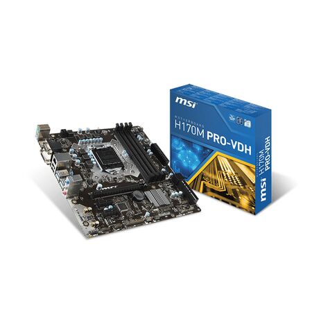 Материнская плата MSI H170M PRO-VDH, 5-е