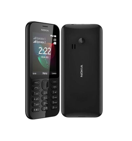 Кнопочный телефон Nokia 222 Dual Sim (RM-1136) Black, 4-е