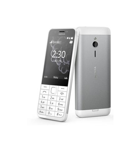 Кнопочный телефон Nokia 230 Dual Sim (RM-1172) Silver, 5-е