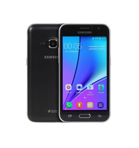 Смартфон Samsung Galaxy J1 DUOS SM-J120F/DS Black, 6-е