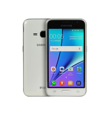 Смартфон Samsung Galaxy J1 DUOS SM-J120F/DS White, 6-е