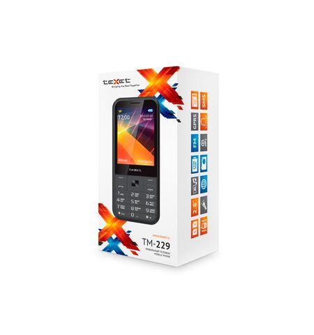 Кнопочный телефон TeXet TM-229, 2-е фото товара в интерент-магазине freenet.by Кнопочный телефон TeXet TM-229, 2-е