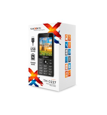 Кнопочный телефон TeXet TM-D227, 7-е фото товара в интерент-магазине freenet.by Кнопочный телефон TeXet TM-D227, 7-е