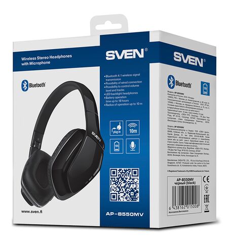 Беспроводные наушники с микрофоном SVEN AP-B550MV, 5-е