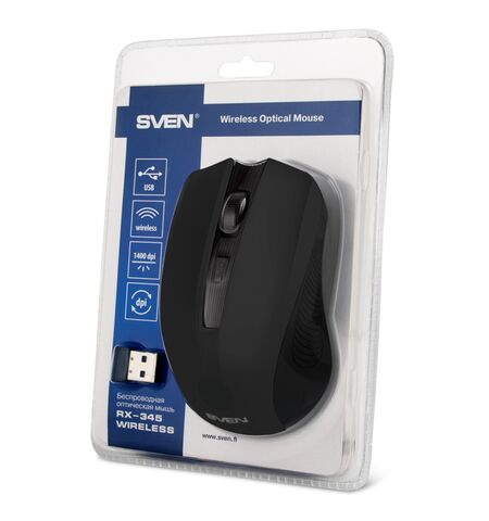 Мышь SVEN RX-345 Wireless Black, 7-е