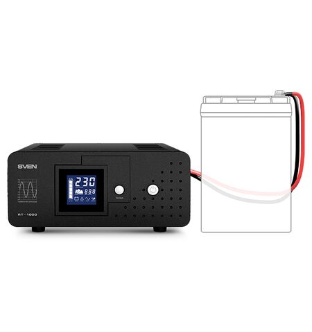 Источник бесперебойного питания SVEN RT-1000, 4-е