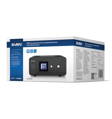 Источник бесперебойного питания SVEN RT-1000, 5-е