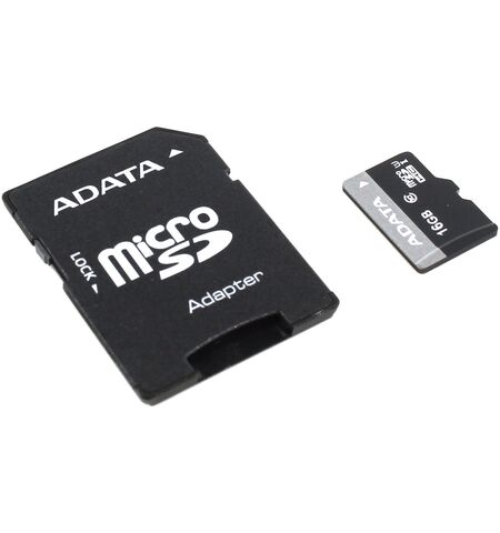 Карта памяти ADATA Premier microSDHC 16GB Class 10 UHS-I U1 with SD Adapter (AUSDH16GUICL10-RA1), 2-е фото товара в интерент-магазине freenet.by Карта памяти ADATA Premier microSDHC 16GB Class 10 UHS-I U1 with SD Adapter (AUSDH16GUICL10-RA1), 2-е