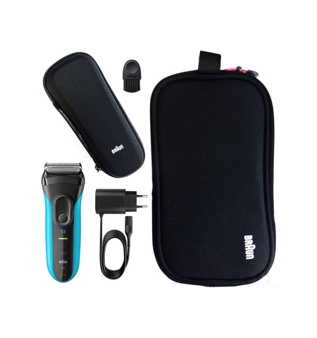 Электробритва Braun Series 3 3010TS + Travel Pouch & Gillette Gel, 4-е