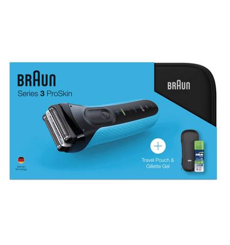 Электробритва Braun Series 3 3010TS + Travel Pouch & Gillette Gel, 5-е