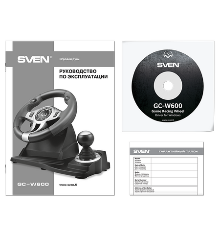 Игровой руль SVEN GC-W600, 5-е