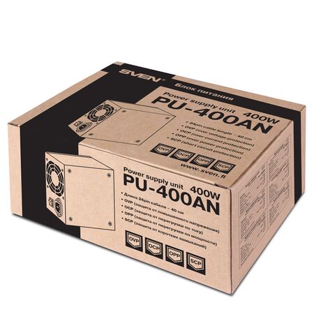 Блок питания SVEN PU-400AN 400W, 6-е