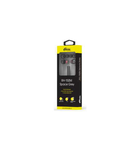 Гарнитура Ritmix RH-150M Space Grey, 3-е