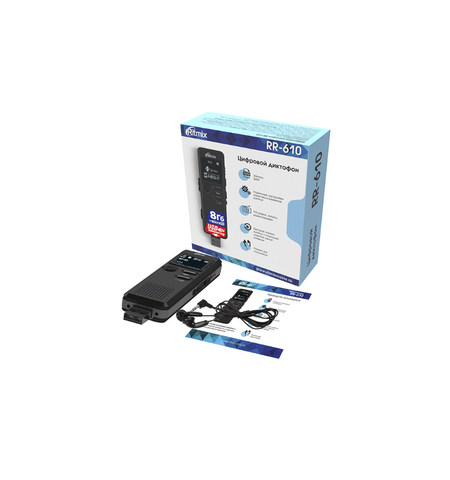 Диктофон Ritmix RR-610 8GB, 3-е
