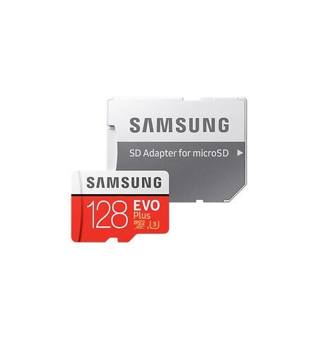 Карта памяти Samsung EVO Plus microSDXC 128GB Class 10 UHS-I U3 with SD Adapter (MB-MC128HA), 2-е фото товара в интерент-магазине freenet.by Карта памяти Samsung EVO Plus microSDXC 128GB Class 10 UHS-I U3 with SD Adapter (MB-MC128HA), 2-е