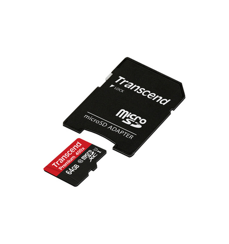 Карта памяти Transcend Premium 400x microSDXC 64GB UHS-I Class 10 (TS64GUSDU1), 3-е