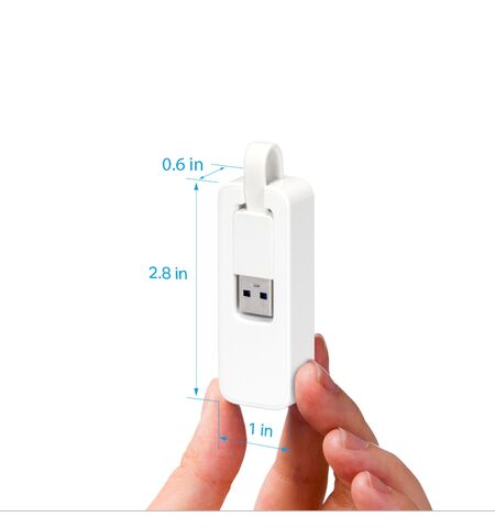 Сетевой адаптер USB 2.0/Fast Ethernet TP-Link UE200, 6-е