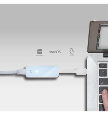 Сетевой адаптер USB 2.0/Fast Ethernet TP-Link UE200, 7-е
