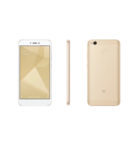 Смартфон Xiaomi Redmi 4X 16GB Gold, 8-е