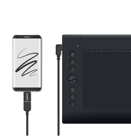 Графический планшет HUION H610Pro, 6-е