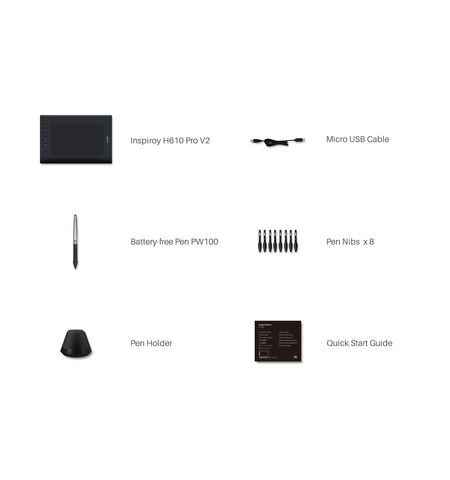 Графический планшет HUION H610Pro, 8-е