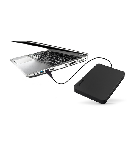 Внешний жесткий диск TOSHIBA Canvio Basics 1TB (HDTB410EK3AA), 3-е
