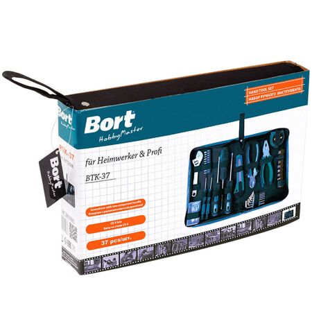Набор инструментов Bort BTK-37 (37 предмета), 4-е