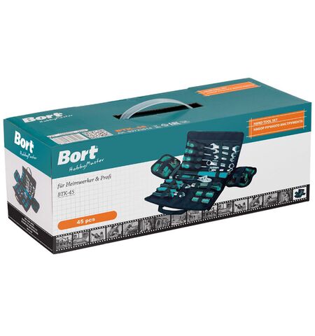 Набор инструментов Bort BTK-45 (45 предмета), 6-е фото товара в интерент-магазине freenet.by Набор инструментов Bort BTK-45 (45 предмета), 6-е