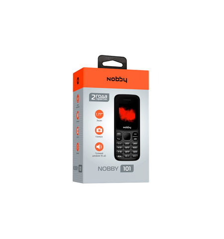 Кнопочный телефон Nobby 101 Black Blue, 5-е