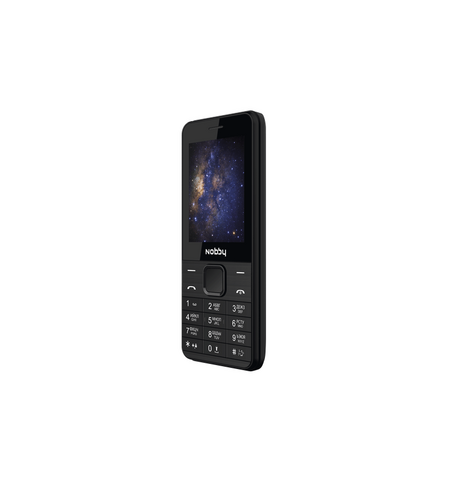 Кнопочный телефон Nobby 200 Black, 4-е