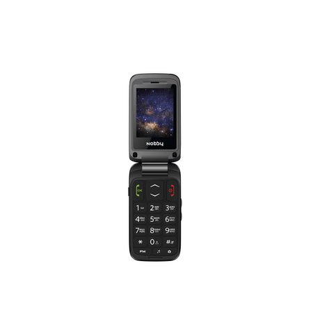 Кнопочный телефон Nobby 240C Black, 5-е