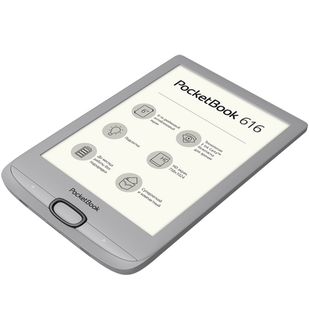 Электронная книга PocketBook 616 MatteSilver (PB616-S-CIS), 4-е