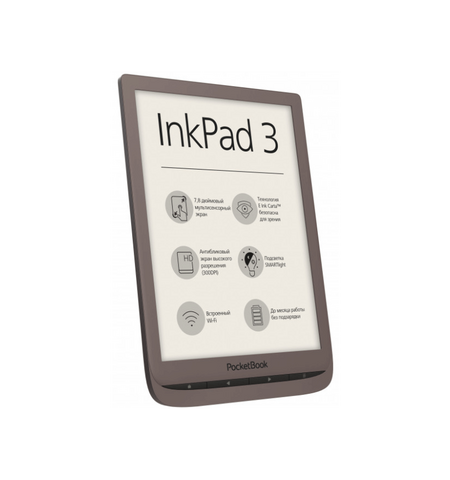 Электронная книга PocketBook InkPad 3 Dark Brown (PB740-X-CIS), 3-е