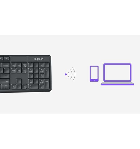 Беспроводной комплект клавиатура + подставка Logitech K375s Multi-Device (920-008184), 11-е