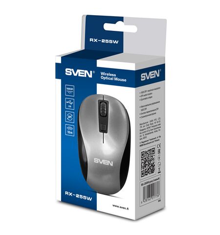 Мышь SVEN RX-255W Grey, 8-е