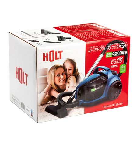Пылесос HOLT HT-VC-009 Blue, 2-е