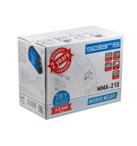 Сварочный инвертор Solaris MMA-210, 5-е фото товара в интерент-магазине freenet.by Сварочный инвертор Solaris MMA-210, 5-е