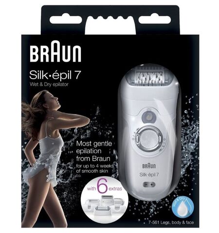 Эпилятор Braun Silk-epil 7 7561 Wet&Dry, 4-е