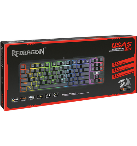 Клавиатура Redragon Usas, 8-е