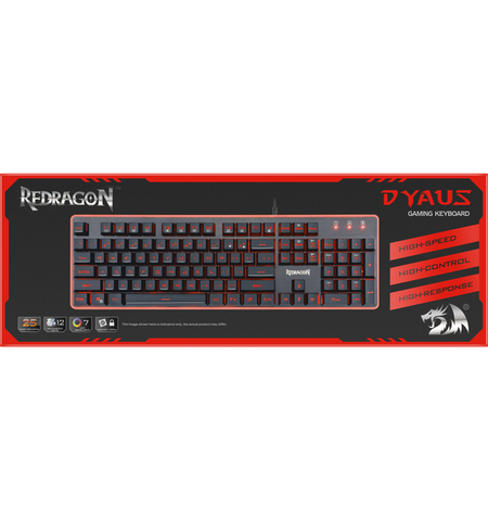 Проводная игровая клавиатура REDRAGON DYAUS, 13-е