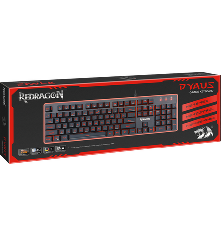 Проводная игровая клавиатура REDRAGON DYAUS, 12-е